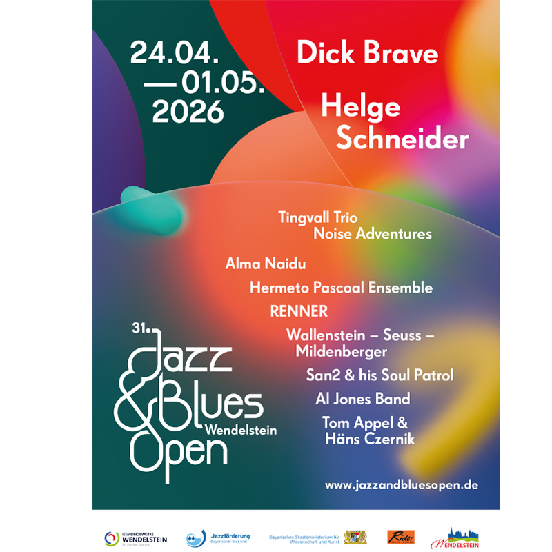 Bald ist es soweit! Jazz & Blues Open 2026!